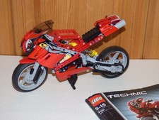 Lego Technik - 8420 Street Bike - Rennmaschine - komplett