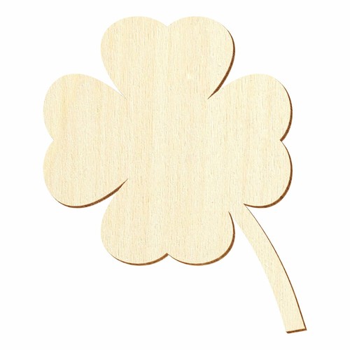 Holz kleeblatt deko basteln - kleeblatt,