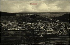 Cpa lorrach totalansicht - ak,