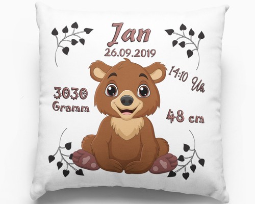 Geburts geschenk baby - geburts, kissen
