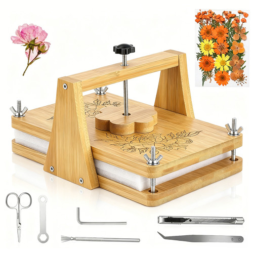 Blumenpresse set holzpresse - set,