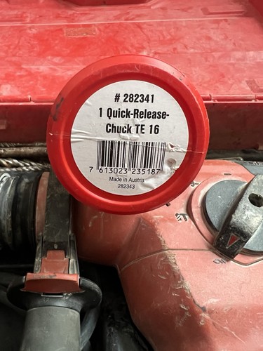 Hilti quick release bohrfutter - release,