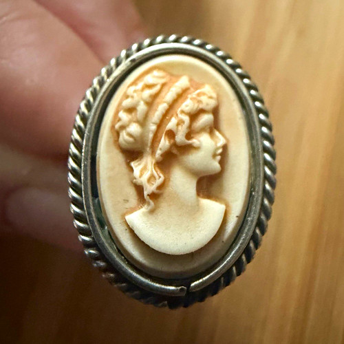 Ring mit ovaler kamee - ring,
