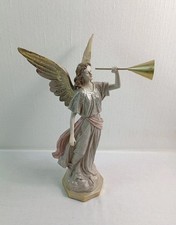 Engel mit Trompete Werner Voss Gold Glitzer ca. 40cm
