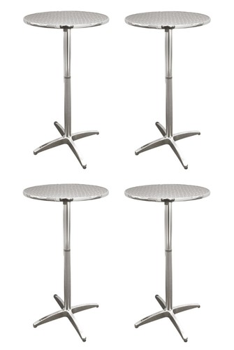 4er set alu bistrotische - alu,