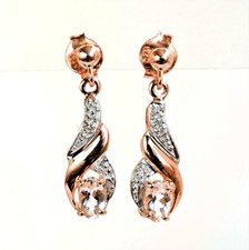 Natural Morganite Earrings