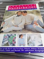 KREATIVES Handarbeiten - Viele tolle Ideen von A - Z - Großes Buch  v. Stricken 