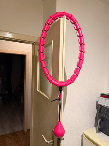 Rosa fitnessreifen hula hoop - fitnessreifen,