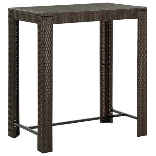 Bartisch stehtisch poly rattan - bartisch,