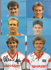 Autogramme Hamburger SV 20 Autogrammkarten Originalunterschriften