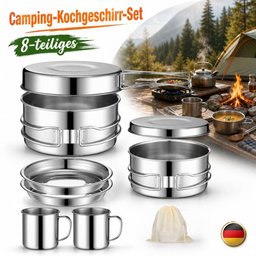 Teilig camping kochtopf set - camping,