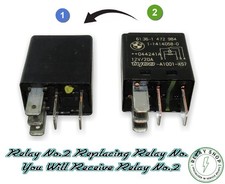 Chrysler Jeep Dodge (93-14) 5 Stecker Vielzweck Schwarz (Ersatz) Relais 4608650