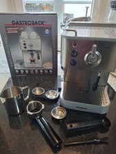Gastroback Design Espresso Plus Edelstahl Espresso-Maschine Siebträger WIE NEU!