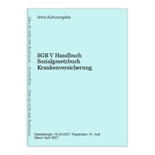 Sgb handbuch - sgb, v