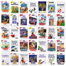 SEGA Master System Spiele-Wahl