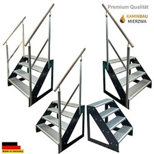 Außen-Treppe Anthrazit