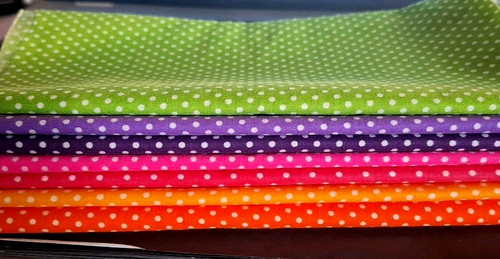 Polka dots baumwolle stoff - polka,
