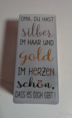 Tischleuchte geschenk oma - tischleuchte,