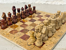 Vintage Fossil Stein Marmor