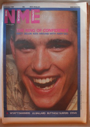 Nme magazine oct 1985 - uk,