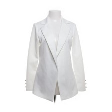 Kavaj, Strickjacke, Damen, Größe: S, Weiß, Polyester, Einfarbig #1or