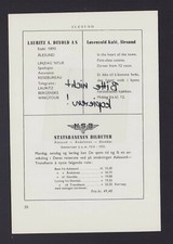 AALESUND NORGE, Werbung 1950, Lauritz A. Devold AS Statsbanenes Bilruter