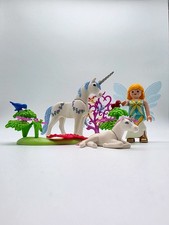 Playmobil® Fee mit Einhorn & Fohlen im Zauberwald nerdycustom MOC Edition