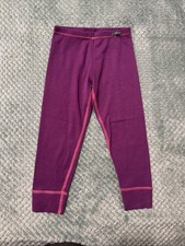 Odlo Mädchen Leggings Gr.104 Lila Sporthose Defekt