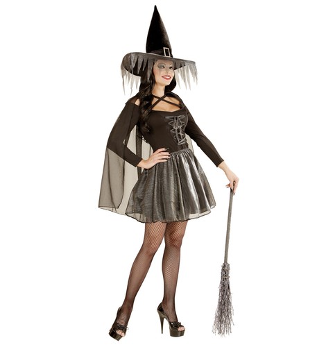 Silberne glimmer hexe oberteil - hexe,