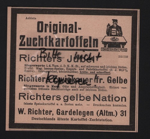 Gardelegen werbung 1928 w - gardelegen,,