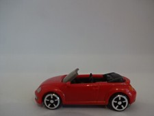 Miniatur Sammler Auto / Roter VW Käfer Beatle Cabrio