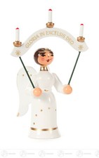 Engel mit Adventskranz