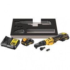 DeWalt Akku-Ratsche 1/4-3/8Z 12V, inkl. Akku XR 3 Ah, Zubehör