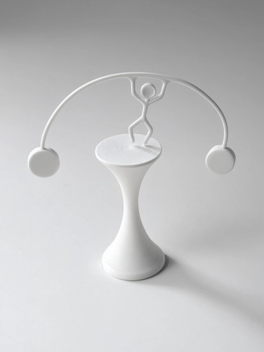 Kinetische balance skulptur - kinetische,