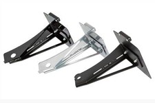 Ricks Harley-D Dyna seitlich Kennzeichenhalter Kit glanz schwarz mit TÜV/ABE DE