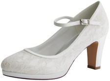 HBH Satin Brautschuhe,innen