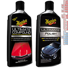 Meguiar's Ultimate Compound 450ml Lackreiniger & Ultimate Polish 473ml Politur