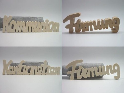 Schriftzug kommunion firmung - kommunion,