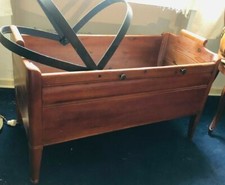 Massiv Holz  Baby-/Kinderbett - naturbelassen -  siehe Fotos..