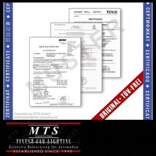 ABE/TÜV für SCHWARZE Blinker