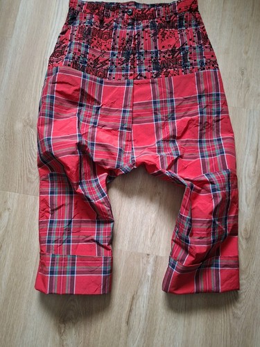 Rundholz hose kariert - hose,,