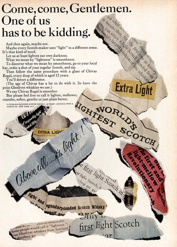 1964 chivas regal come - chivas, regal: