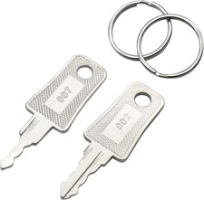 Schlüssel 007 002 Für TSA Schloss - 2 Stück Schlüssel Kompatibel Mit TSA007 TSA0