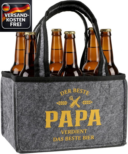 Bierflaschenträger aus filz - bierflaschenträger,