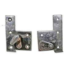 Feststeller Haken Fenster Stahl links rechts alt