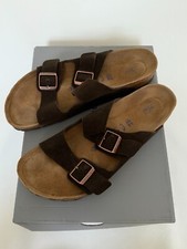 Birkenstock Arizona Veloursleder Leder - Mocca - 46 - wie neu - Weite - Normal