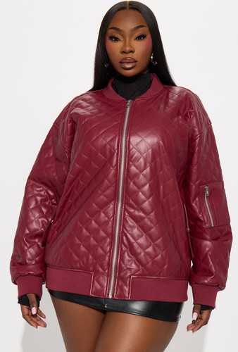 Bomber jacket kunsleder - bomber,