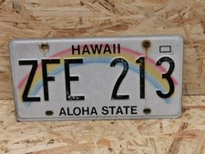 NUMMERNSCHILD USA  HAWAII -