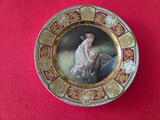 Royal Vienna Wien Teller Porzellan Plate  um 1890   Psyiche am Wasser  24,5 cm