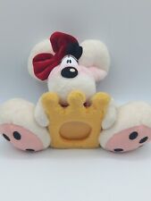 Diddlina Diddl Plüschtier Bilderrahmen Bild Krone Depeche Vintage neuwertig